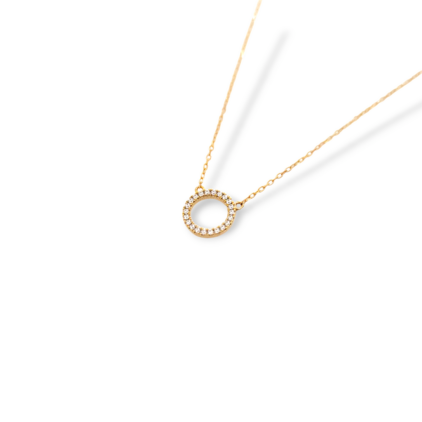 circle of life karma silver necklace