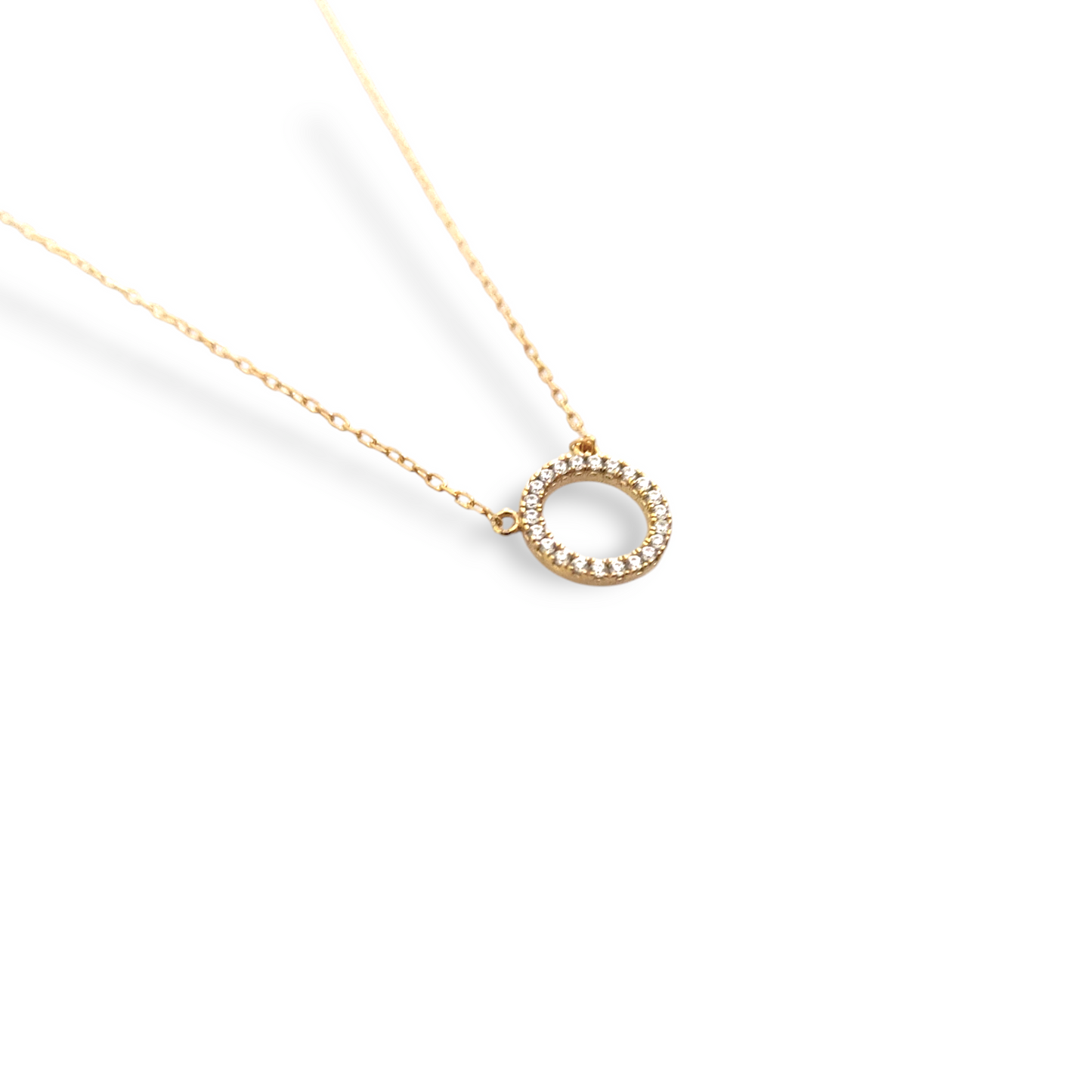 circle of life karma silver necklace