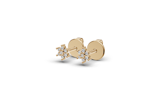 Tiny star stud earrings | Whisper Sparks Collection