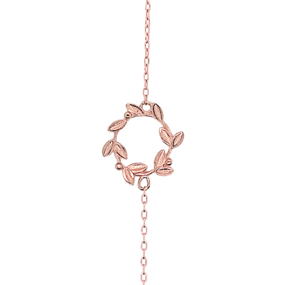 Olive Wreath Silver Bracelet