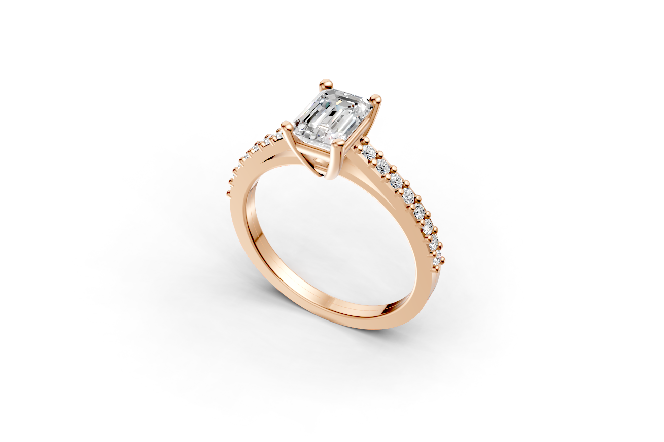 The Cathedral pave ring
