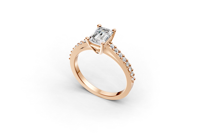 The Cathedral pave ring