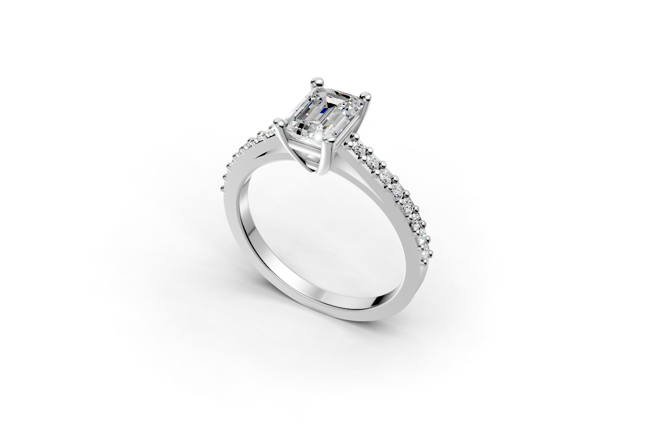 The Cathedral pave ring
