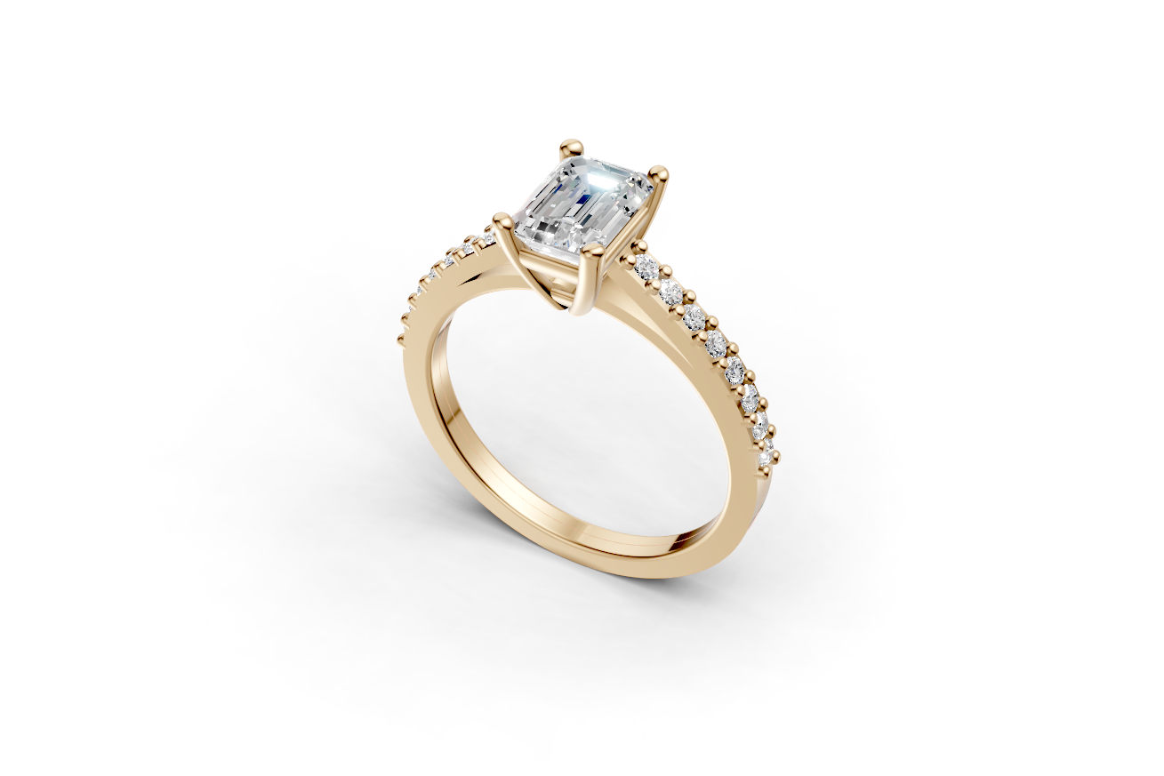 The Cathedral pave ring