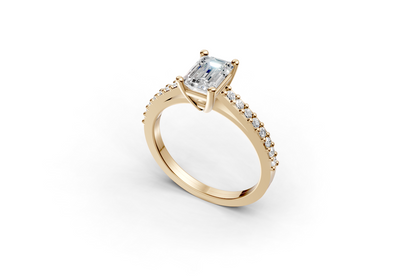 The Cathedral pave ring