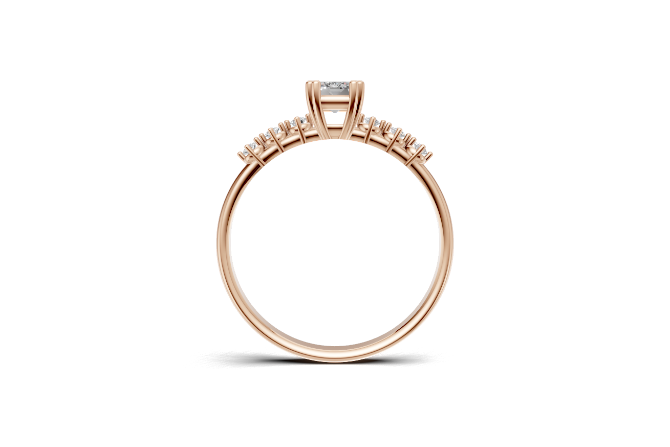 The Astra Emerald ring