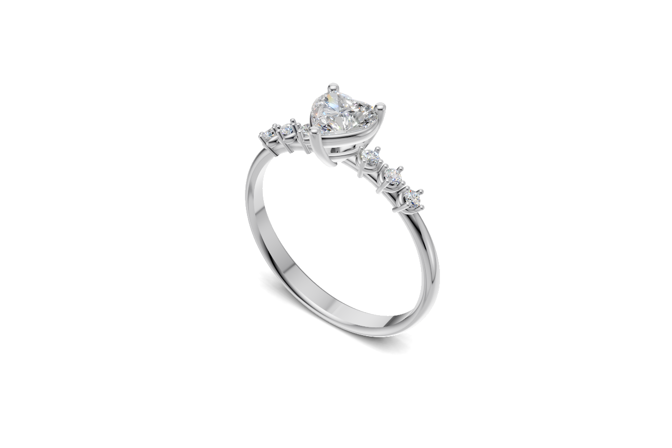 The Astra Heart ring