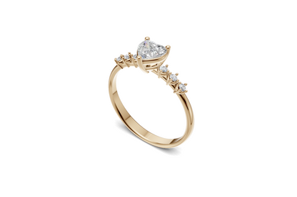 The Astra Heart ring