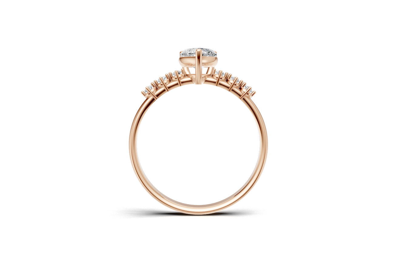 The Astra Heart ring