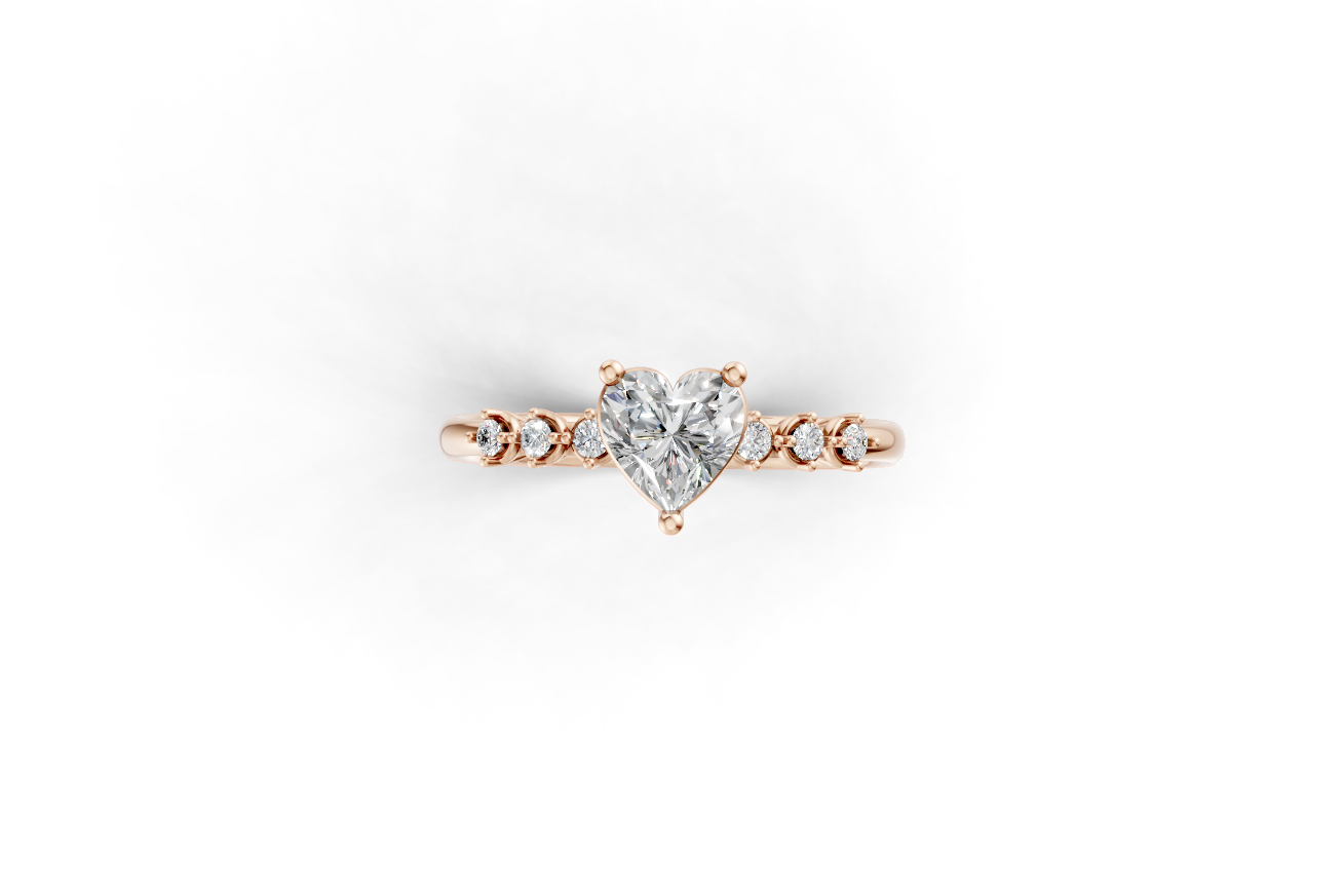 The Astra Heart ring