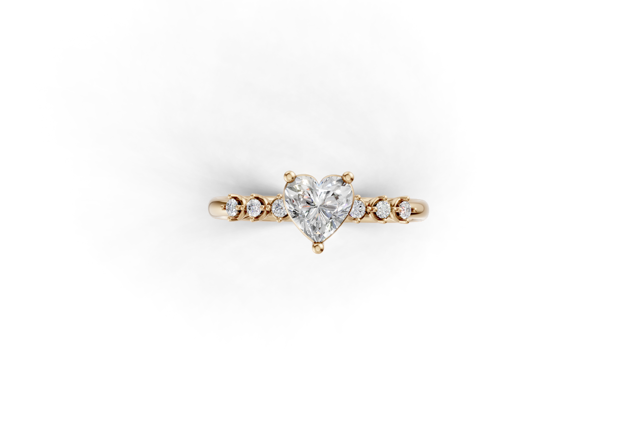 The Astra Heart ring