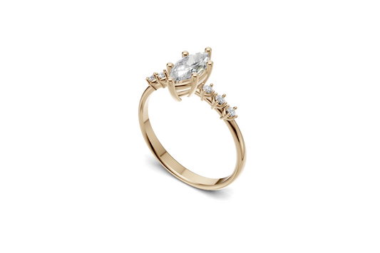 The Astra Marquise ring