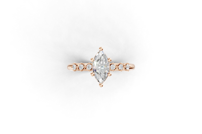 The Astra Marquise ring