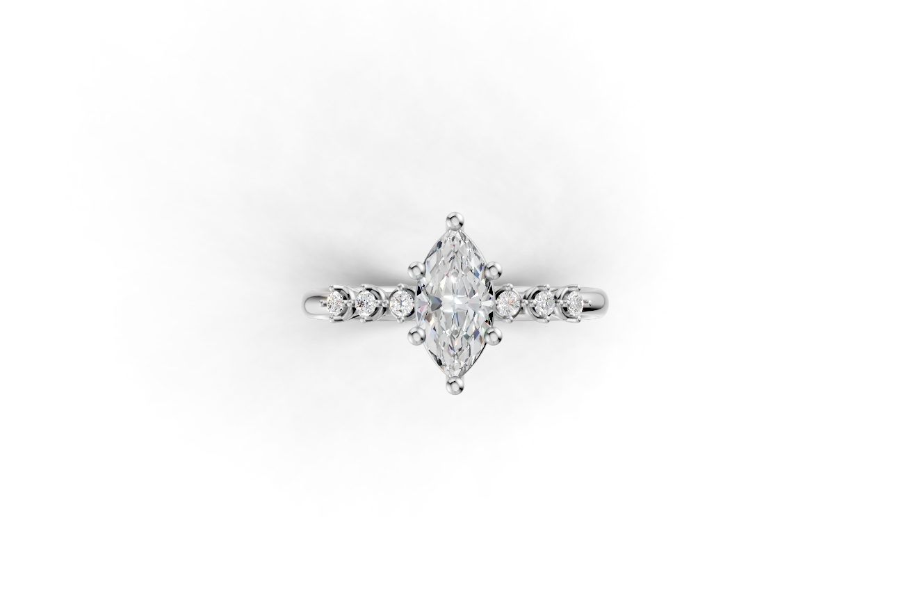 The Astra Marquise ring