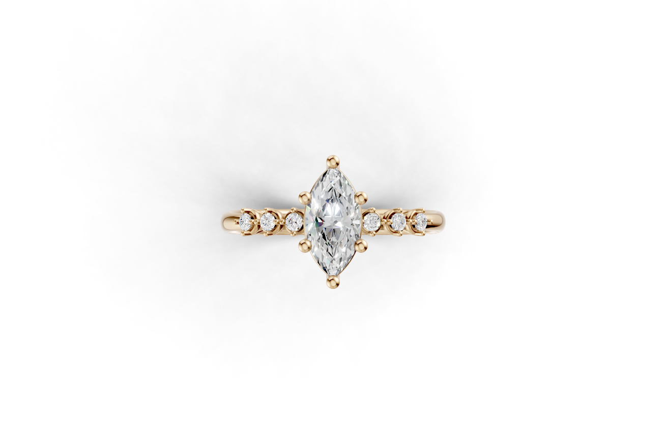 The Astra Marquise ring