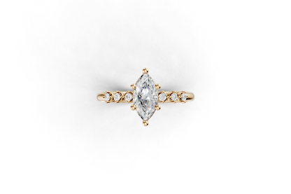 The Astra Marquise ring