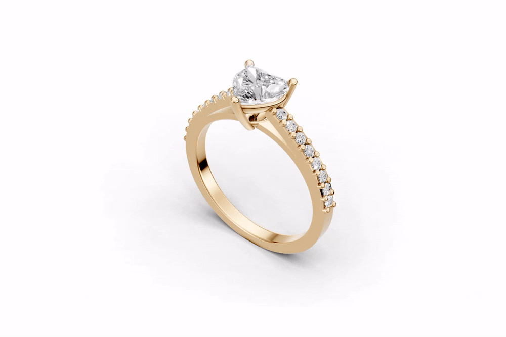 The Cathedral pave ring