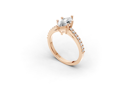 The Cathedral pave ring