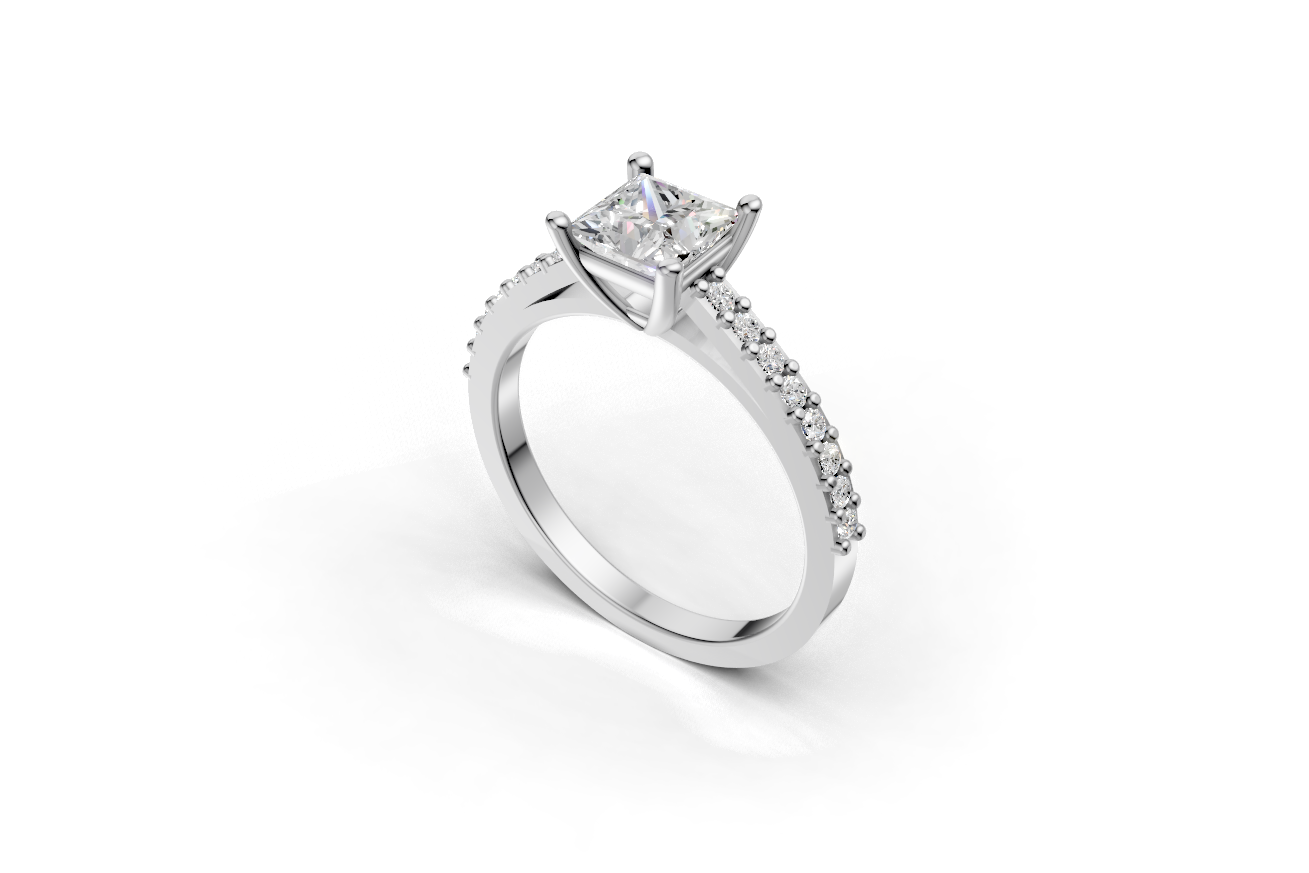 The Cathedral pave ring