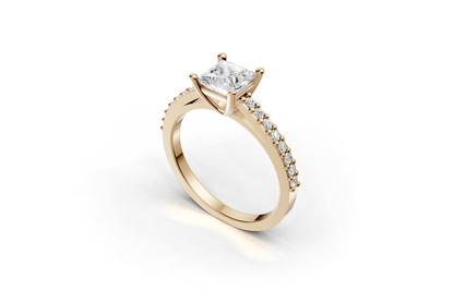 The Cathedral pave ring