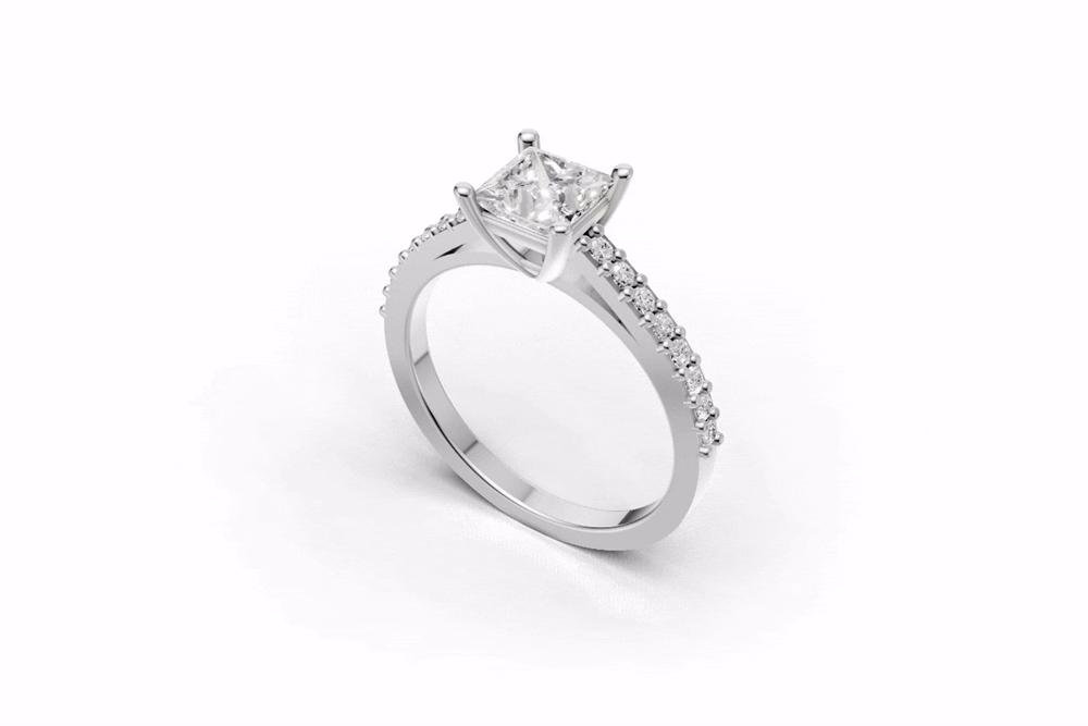 The Cathedral pave ring