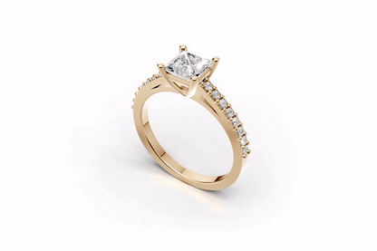 The Cathedral pave ring