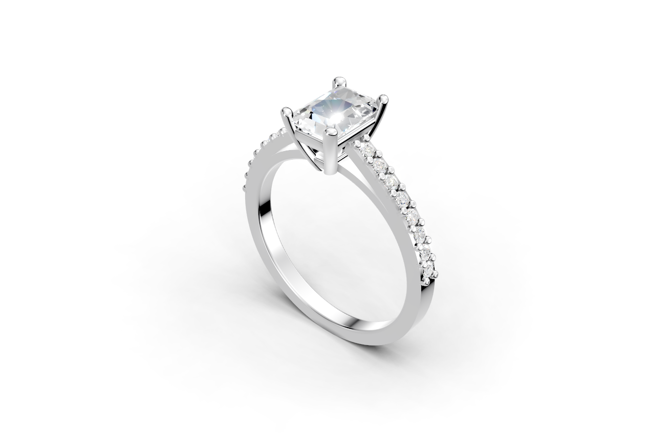 The Cathedral pave ring