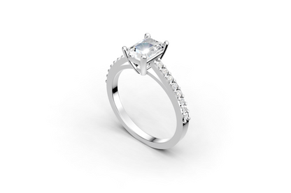 The Cathedral pave ring