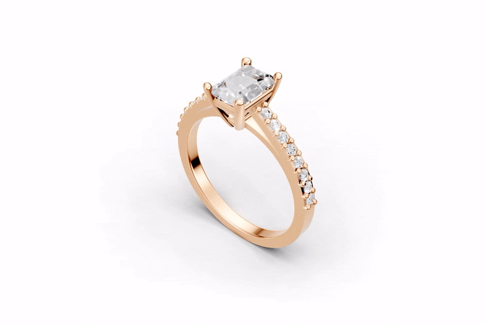 The Cathedral pave ring