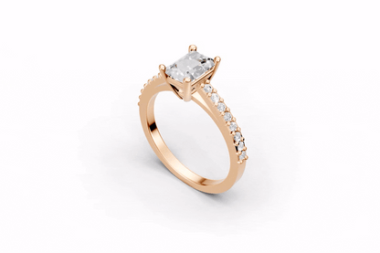 The Cathedral pave ring
