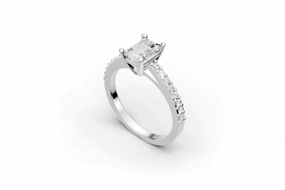 The Cathedral pave ring