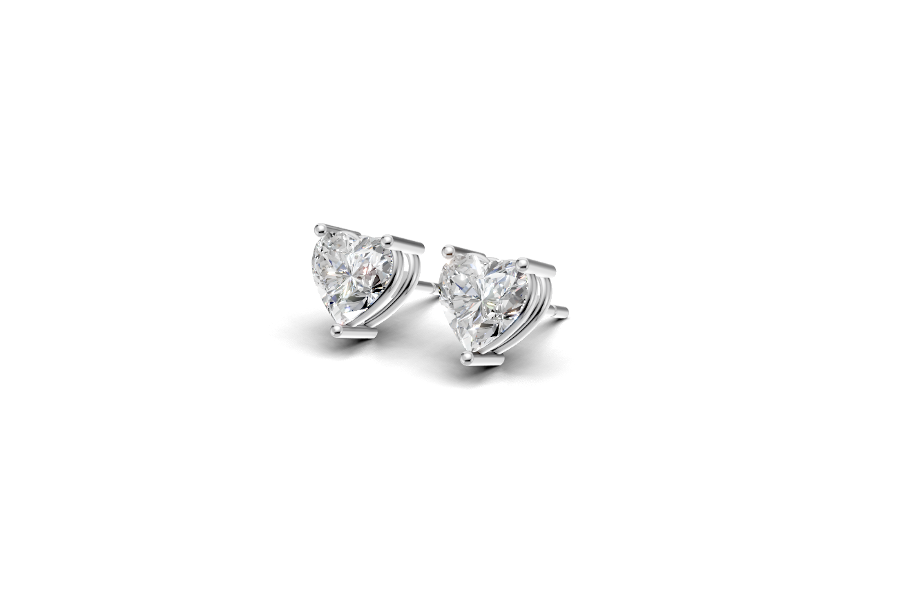 The solitaire earrings