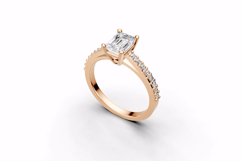 The Cathedral pave ring