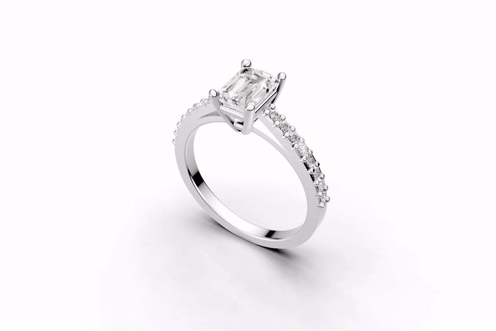 The Cathedral pave ring