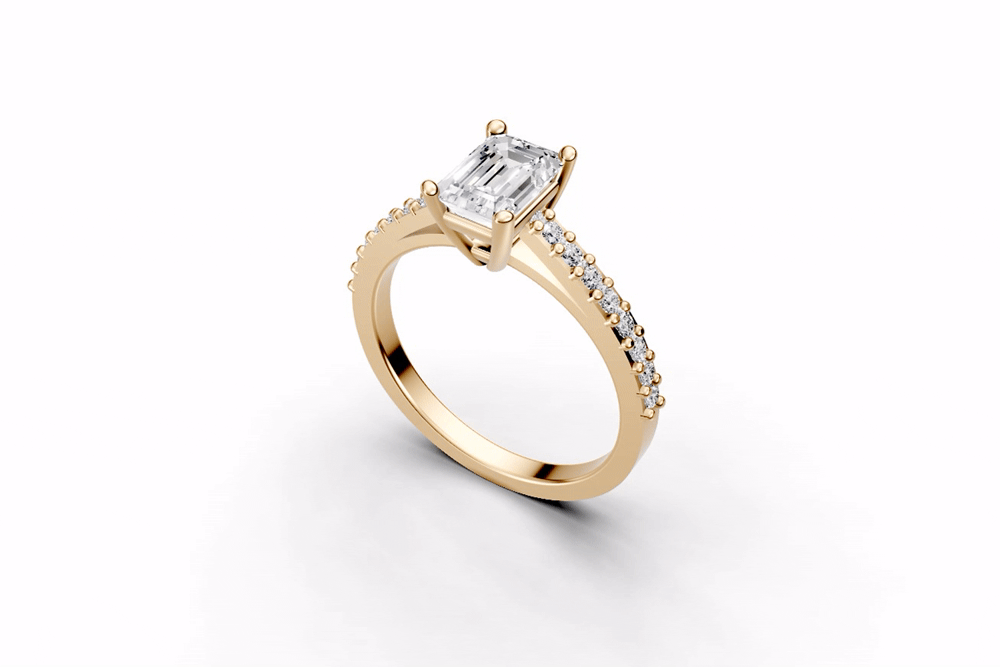 The Cathedral pave ring