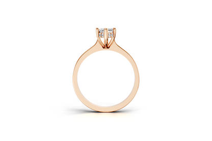 The Halo Bloom Marquise ring