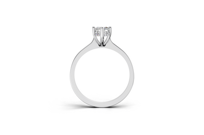The Halo Bloom Marquise ring