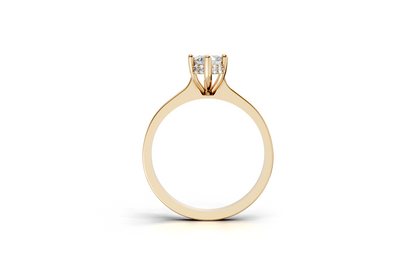 The Halo Bloom Marquise ring