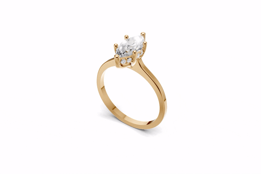 The Halo Bloom ring