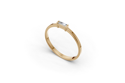 The Fancy Ring Baguette Sideways