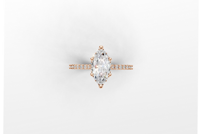The Nova Bloom Marquise ring