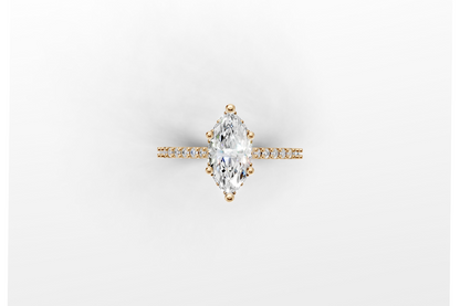 The Nova Bloom Marquise ring