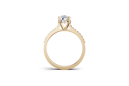 Μονόπετρο με κρυφό στεφάνη για εξτρά λάμψη!