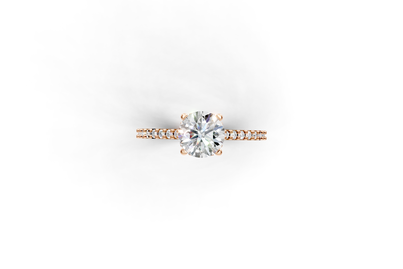 Μονόπετρο με κρυφό στεφάνη για εξτρά λάμψη!