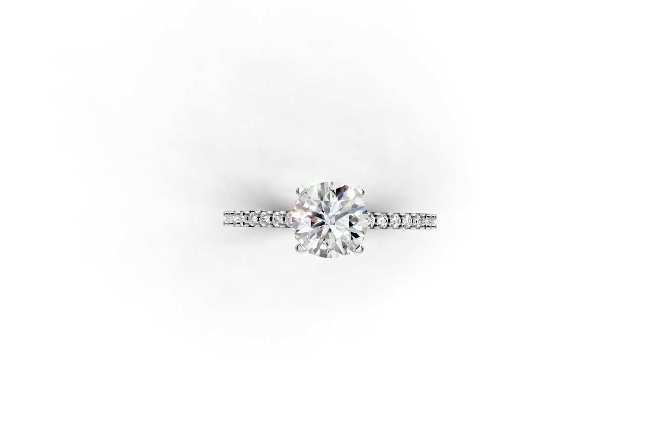 Μονόπετρο με κρυφό στεφάνη για εξτρά λάμψη!