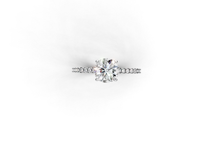 Μονόπετρο με κρυφό στεφάνη για εξτρά λάμψη!