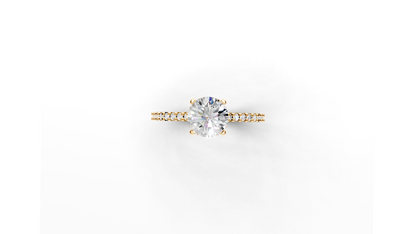 Μονόπετρο με κρυφό στεφάνη για εξτρά λάμψη!