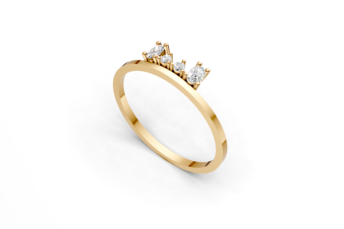 The "Unity" Family Ring - 2 Children