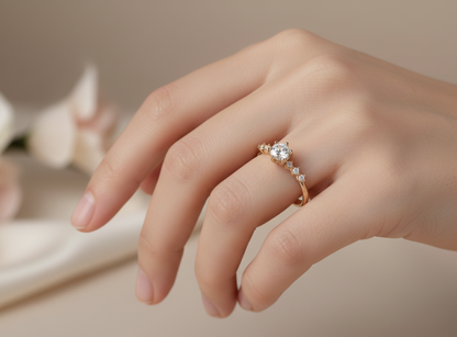 The Astra Round ring