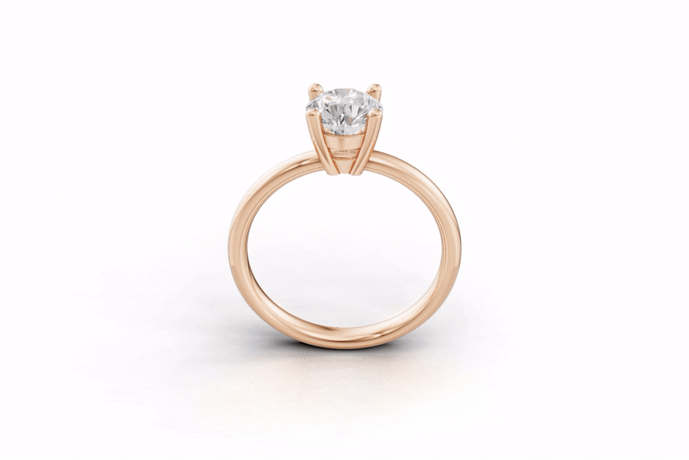 The Solitaire Round ring